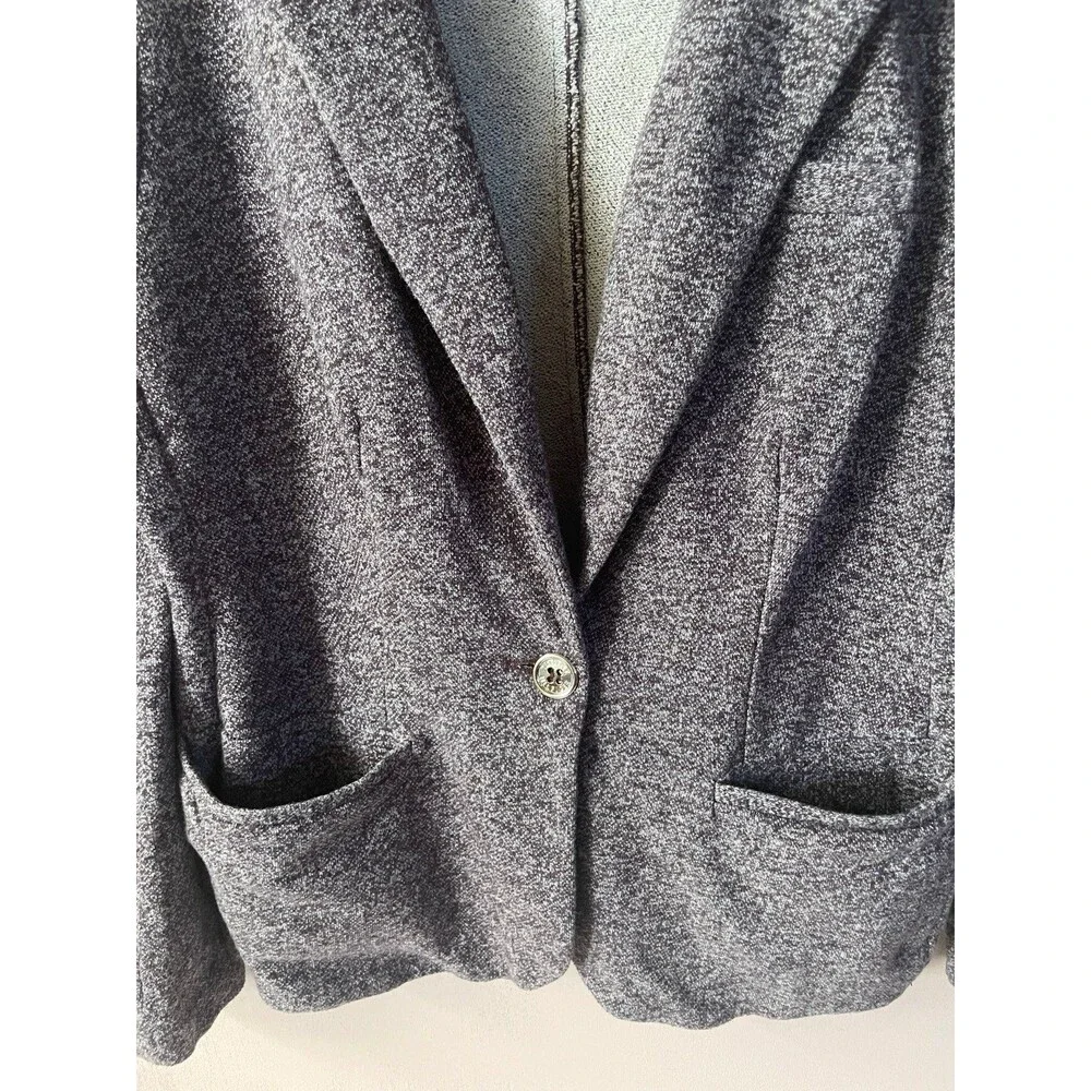 Tommy Hilfiger Brown Marled French Terry Blazer Size S GUC
